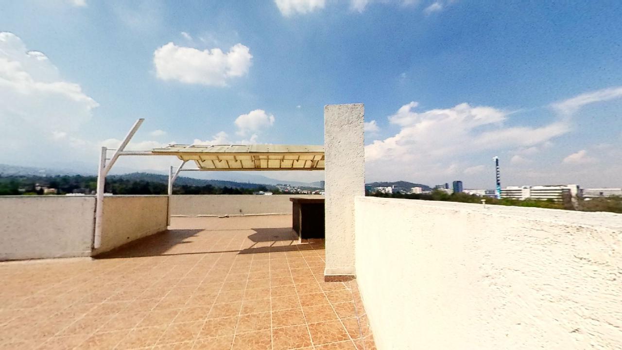 Departamento en venta muy cercano a Ciudad Universitaria UNAM, sobre Insurgentes Sur. Roof Garden común